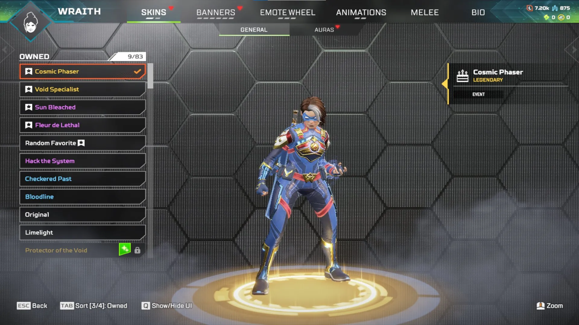 AP640 High Level 295 Account with 52 Legendary Items, 7k+ Coins, 875 Crafting Metals, 1500 Kills