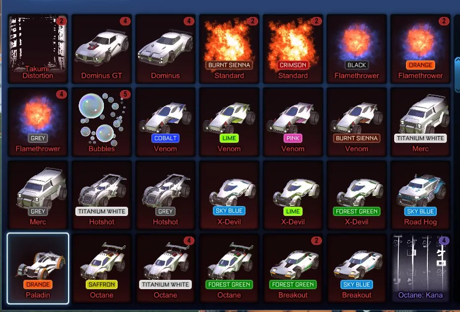 STOCK505 //TW Octane, Fennec, Black Splash, Apex Wheels, Aero Mage Painted, Multiple Black Market Decals