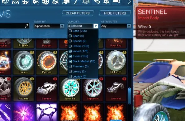 STOCK404 //Fennec, Dominus, Samurai, Over 300 Black Markets/Exotics/Imports, Hellfire, Hexed, Mainframe, Draco, Zomba, Painted