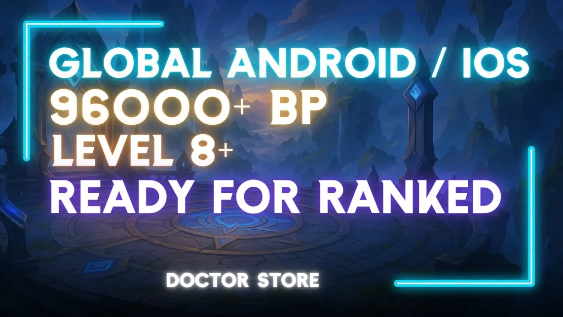 💎 MBL 🔥 96,000+ BP ✅ Level 8+ 🎮 10 Savage 🏆 Ranked Ready 🦄