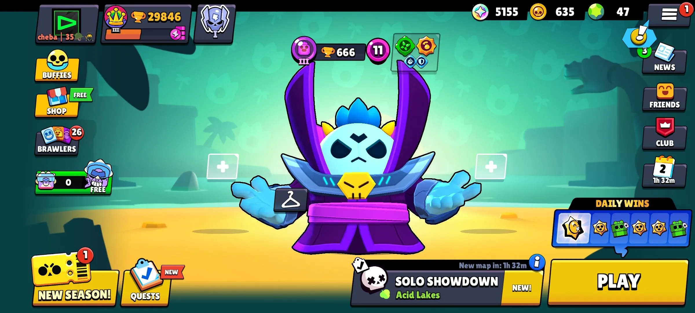 BS1938 29K Trophies | 81 Brawlers | 160 Skins | Demon Mortis, Godzilla Buzz, Mecha Lotus Piper, Phoenix Crow, Radiant Mecha Leon, Shadow Mecha Leon