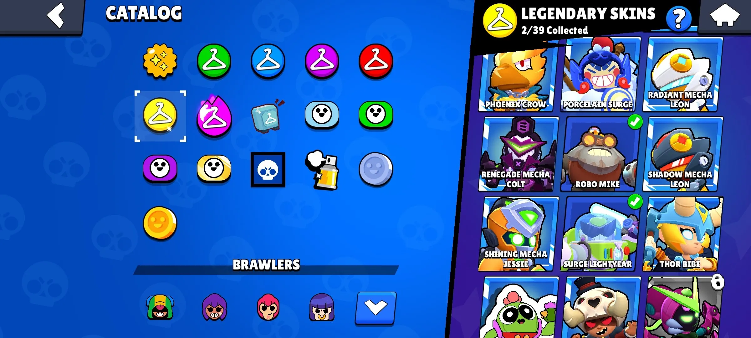 BS1934 High value skins 20117 trophies 59 brawlers 94 skins Godzilla Buzz Mecha Lotus Piper Mecha Petal Piper Mecha Rose Piper 