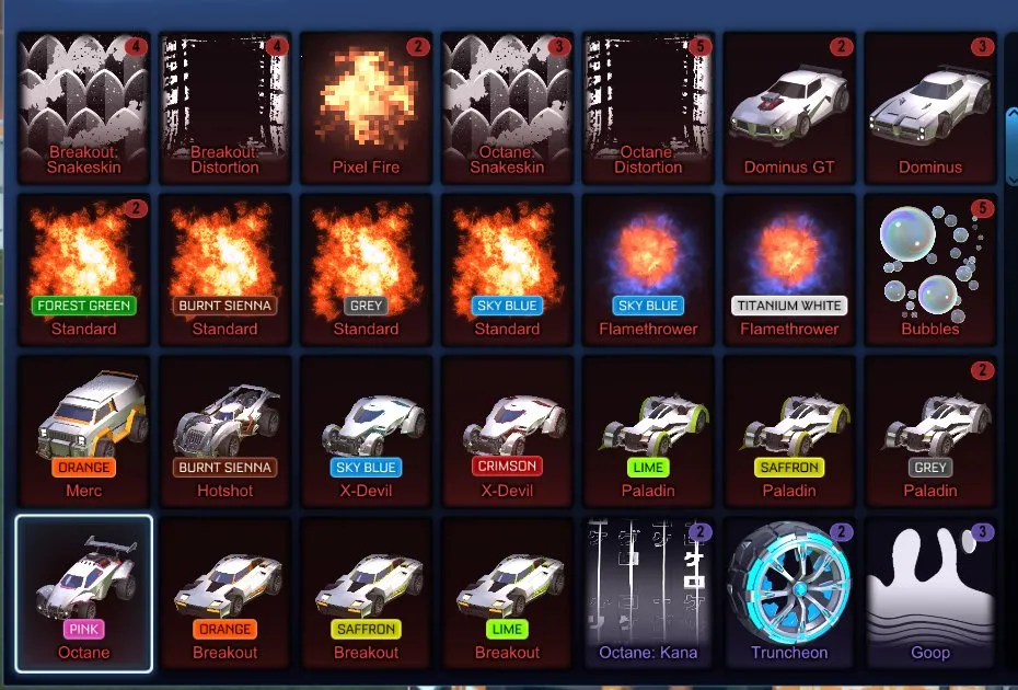 STOCK515 Fennec, 68 Cars, 50 Black Market, 203 Import & 127 Exotic Items, Painted Cars, Huge Inventory (G)