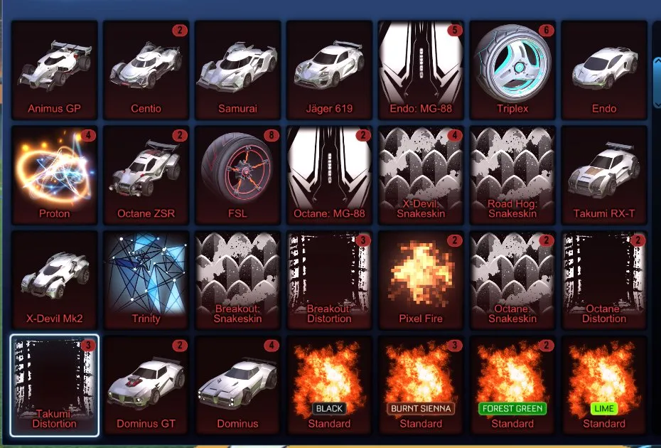 STOCK763 // Fennec, 60+ Cars, 26 Black Markets, Exotic & Import Wheels, Dissolver, Mainframe, Dueling Dragons (K)