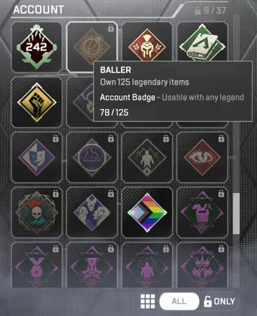 AP652 Lightning Bug Volt + Volcanic Breach and Grace of Odin Rampage + Frontier Faith C.A.R + Laser Eviscerator Charge Rifle + Headliner Mastiff | 78 Legendary Items | BP S15 S16 S17 S18 | 2910 Crafting Metals 11200 Legend Tokens 1600 Apex Coins