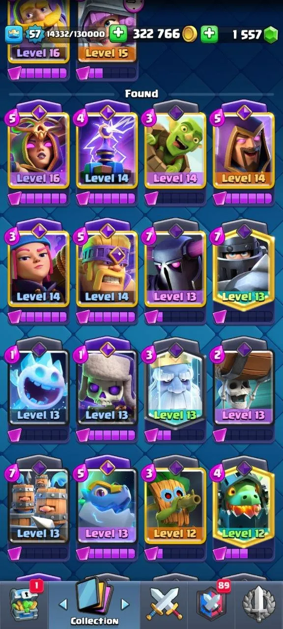 CR563 10101 trophies star 12 evolution cards star 2 level16 champs star 2 level15 champs star 6 level14 champs star arena25 level57 46 emotes