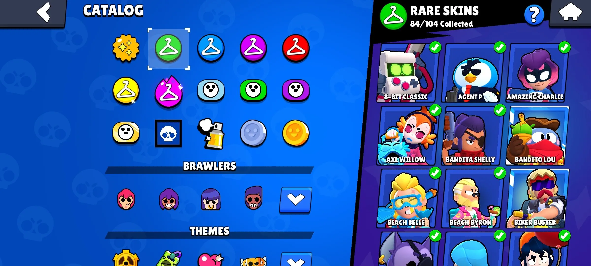 BS1930 73290 Trophies 95/97 Brawlers 266 Skins 68 Power 11 Hypercharge Demon Mortis Devilish Mortis Godzilla Buzz 