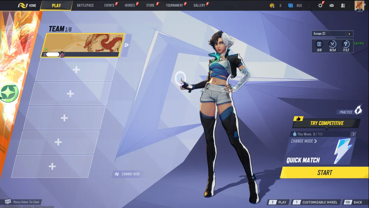⚡【 Steam 】Global Region ∙ Season 4 ⭐ Gold 3 🔷 850 Unites ✅ Handmade | Full Access 🚚 Instant Delivery