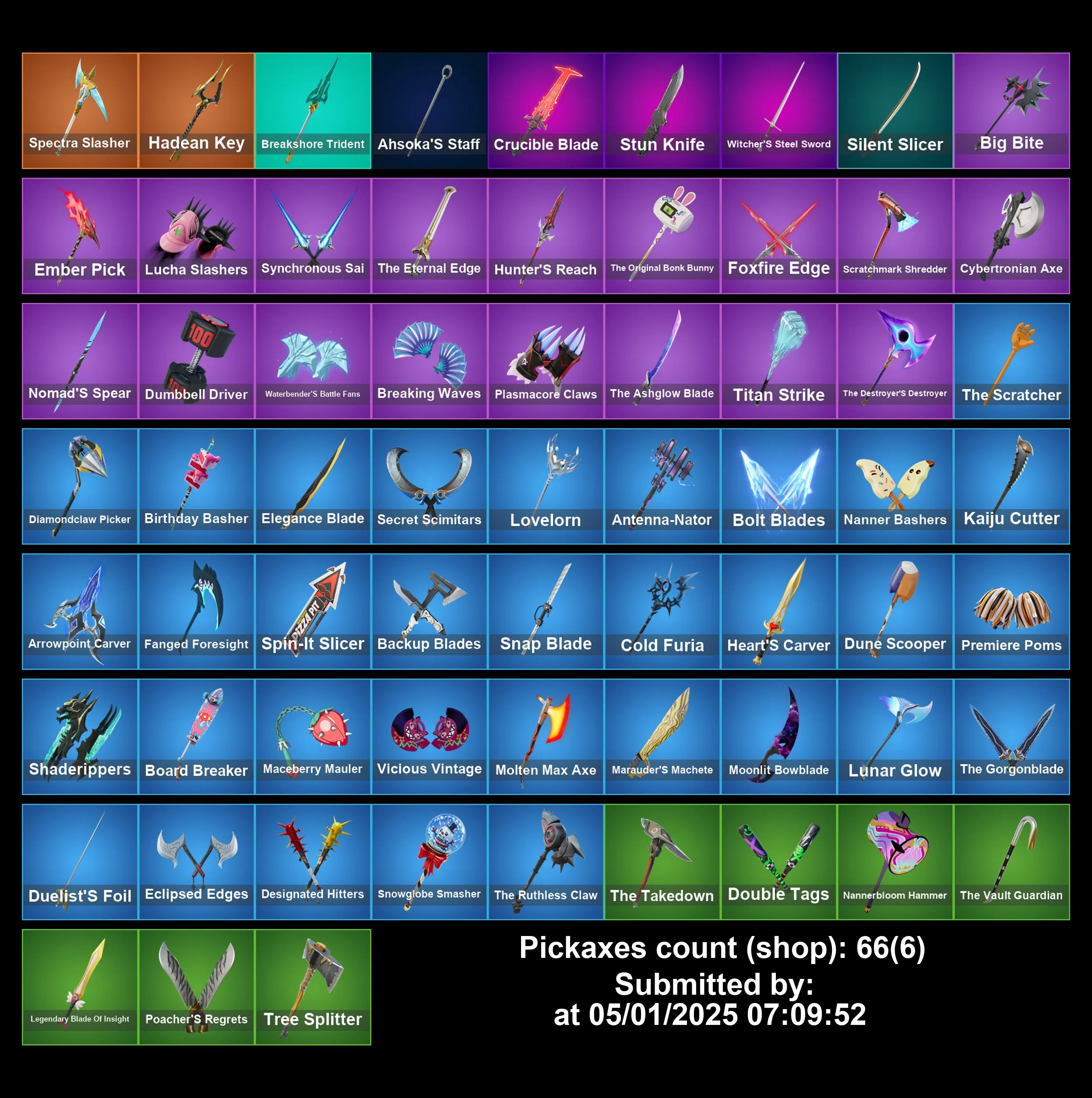 [PC/PS4-5/XBOX] 67 Skins | Spark Plug | Toshiro | Cross Heart | Mina Park | Tegan | Diamond Hanz | Crusher | Swamp Knight | Astro Armor | Full Email Access