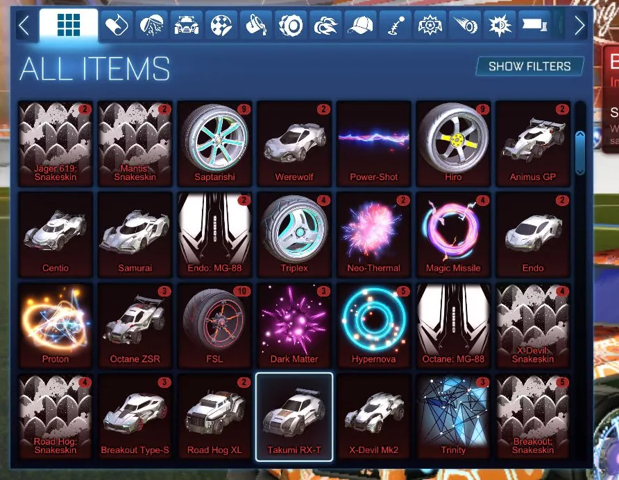 STOCK500 //Titanium White Octane Fennec 40+ Cars 40+ Black Markets Dissolver Heatwave Dueling Dragons