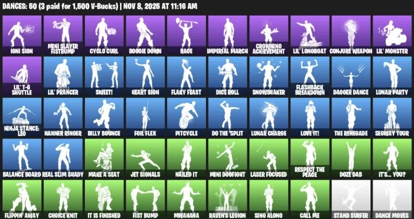 F1193 44 Skins GLOW Travis Scott Emotion Hang Glider 