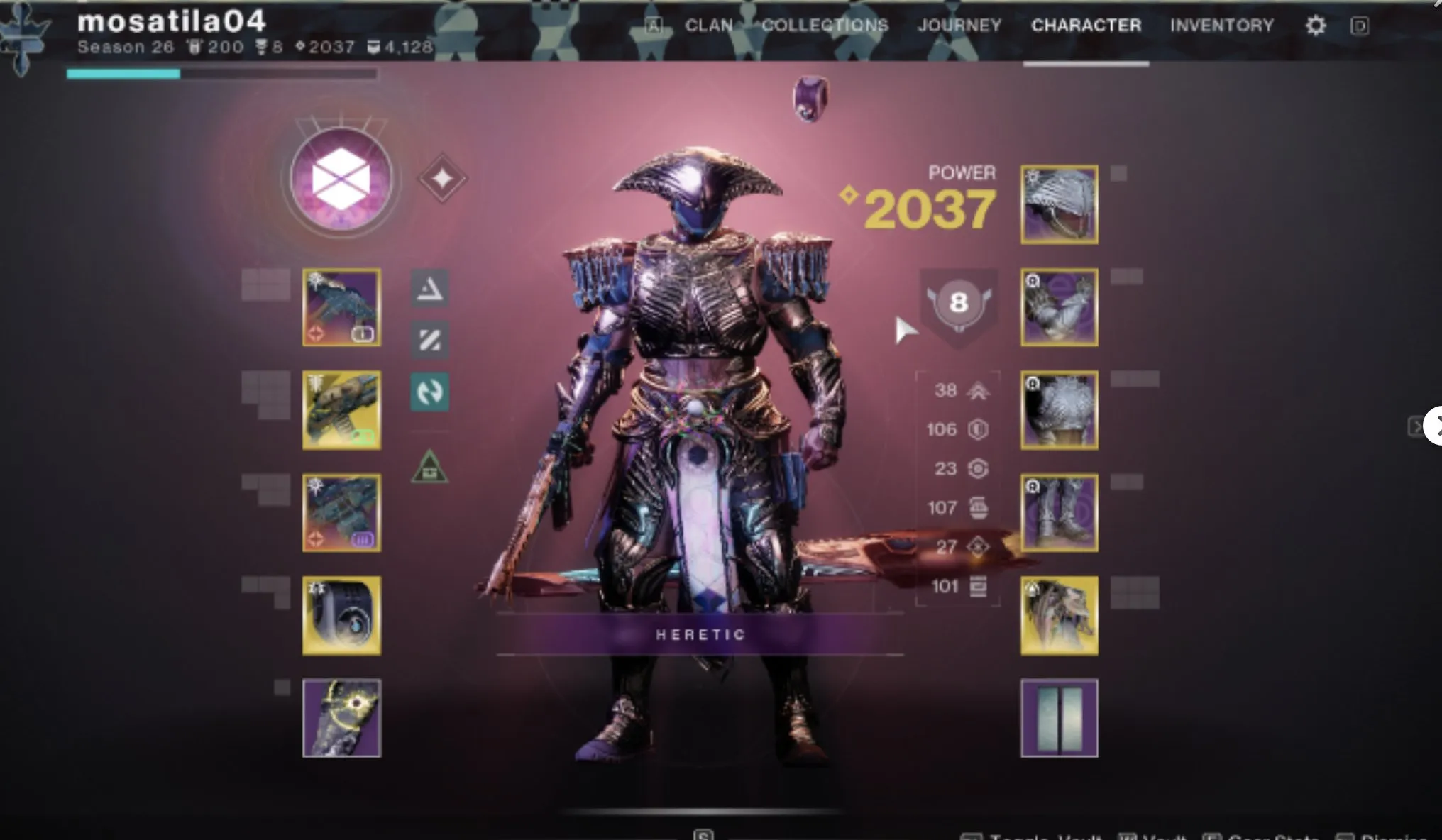 ✧･ﾟ:*✧ 15% OFF ✧･ﾟ:*✧ Sale of the Season Destiny 2 - Level 2037, 4 Seals, 128 Exotics, 14 Meta Builds(#E61985421f) ✧･ﾟ:*✧