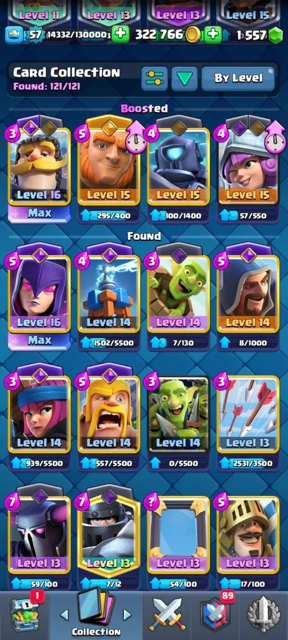 CR563 10101 trophies star 12 evolution cards star 2 level16 champs star 2 level15 champs star 6 level14 champs star arena25 level57 46 emotes