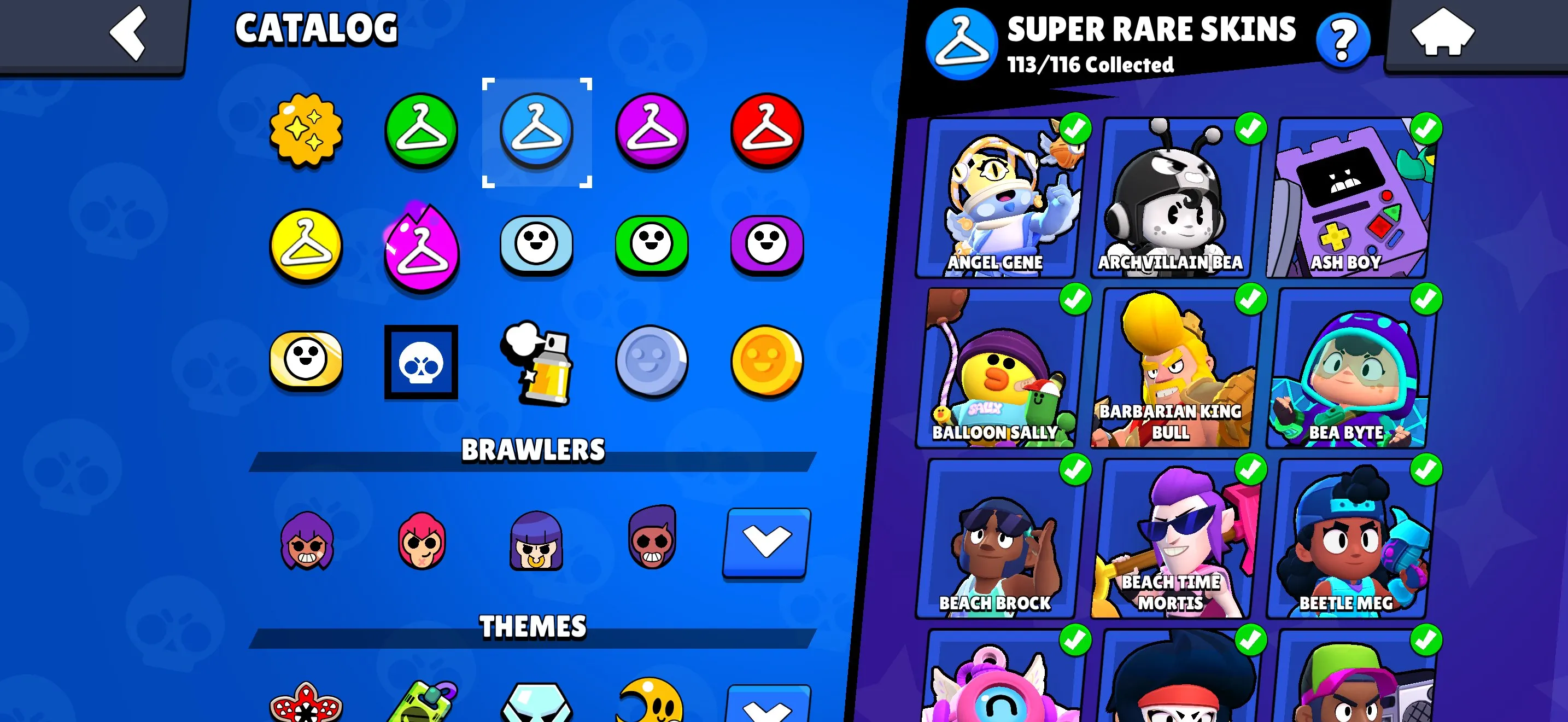 BS1648 //ALIEN FAME GLORY | 96 Level 11 Brawlers | 8 Hypercharge Skins | Massive Rare, Epic, Mythic, Super Rare, Rare, True Silver and Brawl Pass Skins