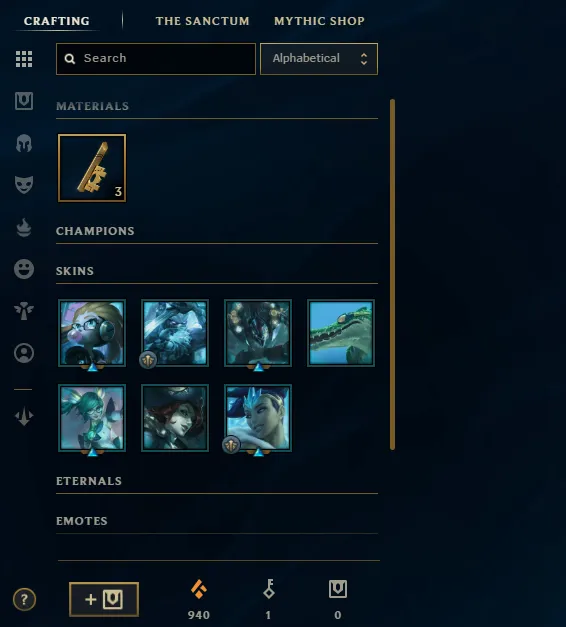 【 OCE 】∙ Iron III Smurf ⚡ 60% Win Rate 💎 45K BE ⭐ 7 Skin Shards ✅ Changeable Name ✅ Unverified Email ⸱ 🚚 Instant Delivery