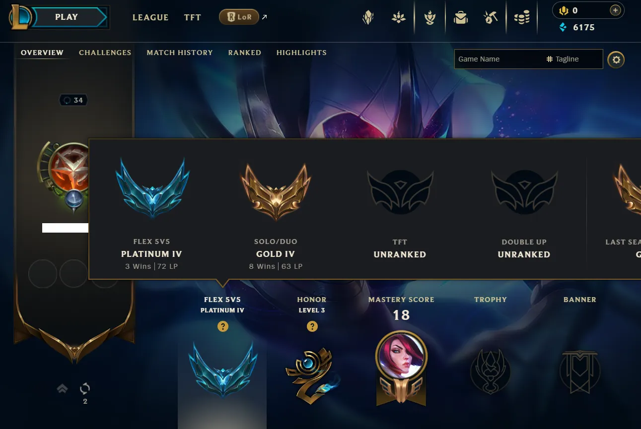 EUW🔱GOLD 4🔱FLEX PLAT 4🔱67% WINRATE🔱2 SKINS🔱VANGUARD SAFE🔱Changeable Mail🔱Handleveled🔱