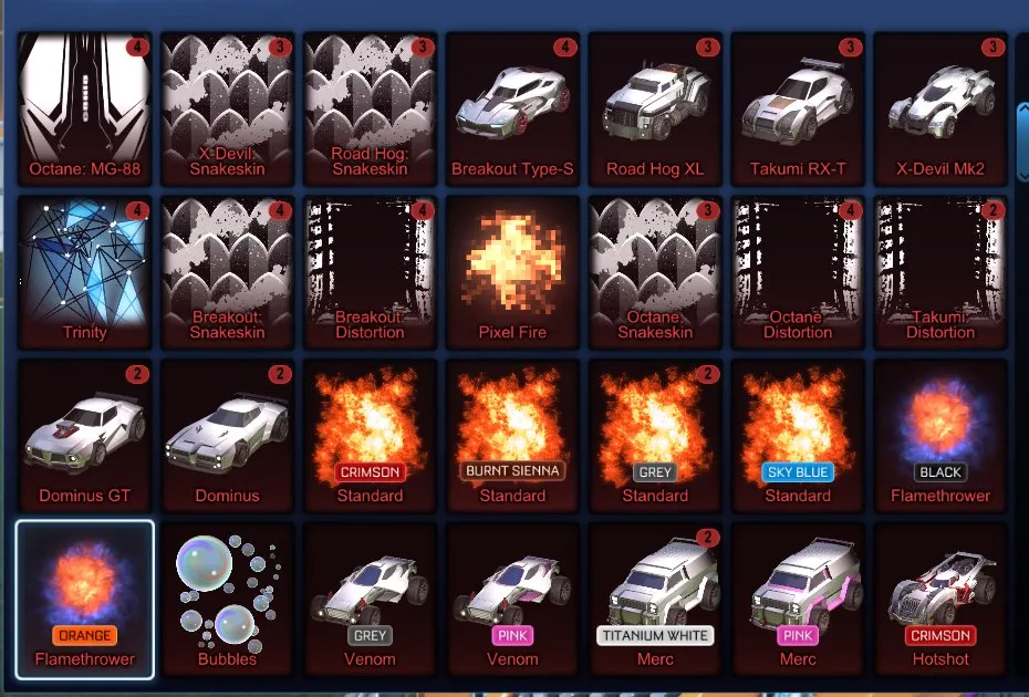 STOCK585 //Fennec, Dominus, Anodized Pearl, Black Standard, 48 Black Markets, 85 Cars