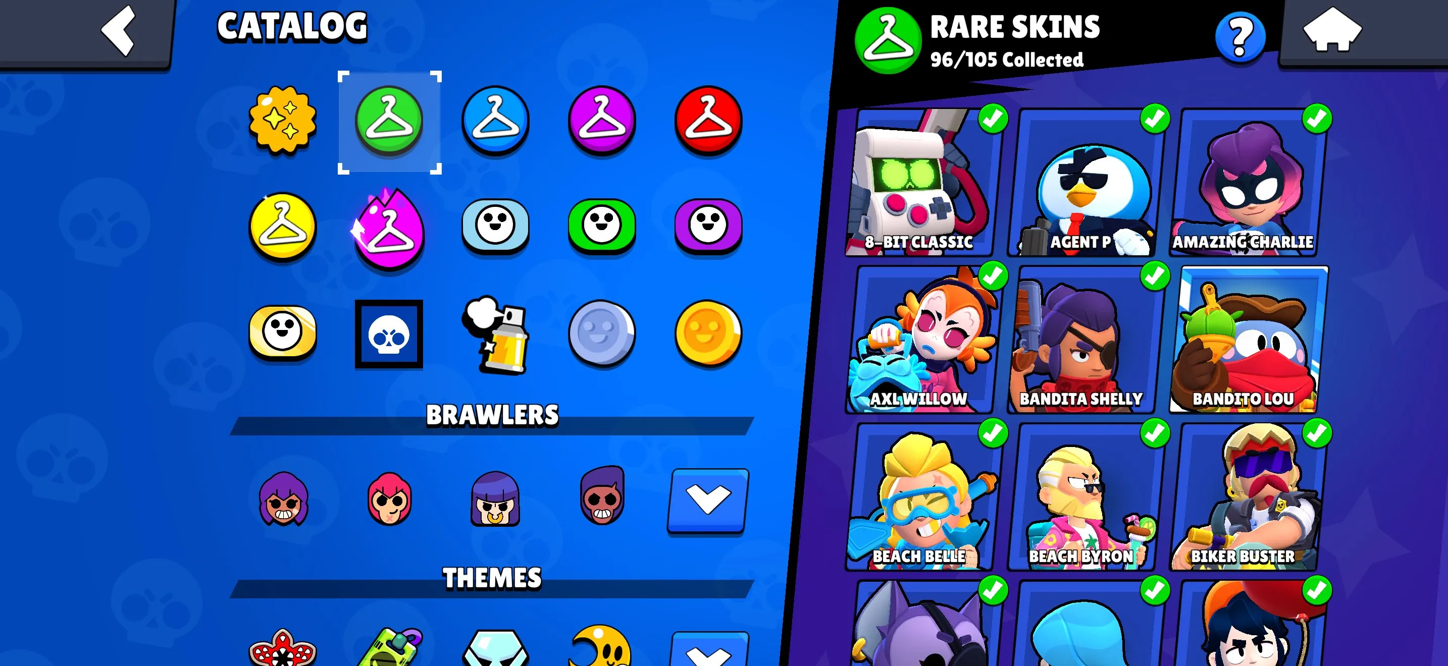 BS1648 //ALIEN FAME GLORY | 96 Level 11 Brawlers | 8 Hypercharge Skins | Massive Rare, Epic, Mythic, Super Rare, Rare, True Silver and Brawl Pass Skins
