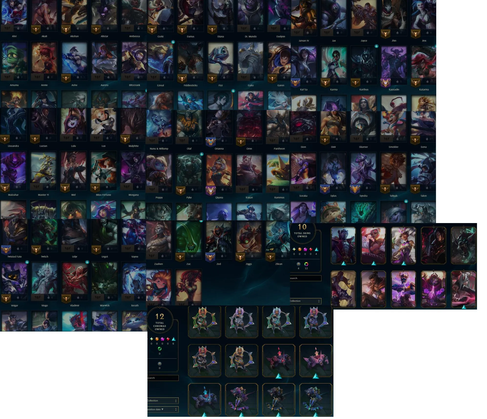 🔥LVL116 Grandmaster 875LP Handleveled💎112Champs 10Skins⭐Name Changeable✅Lifetime Ownership Guarantee - Never Taken Back