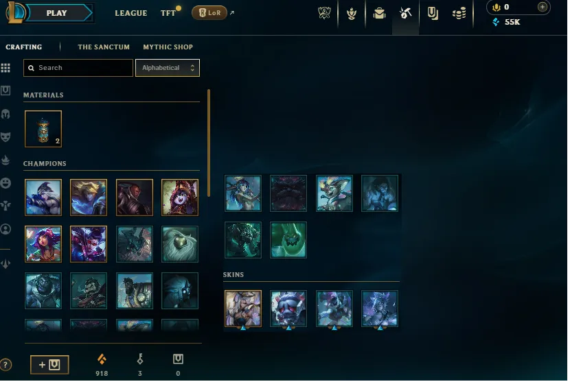 SUPPORT🔥Master 20LP 66%WR Handleveled💎55K BE 36Champs 3Skins⭐Name Changeable🔓Unverified Email✔️Recovery info included✅Lifetime Ownership Guarantee