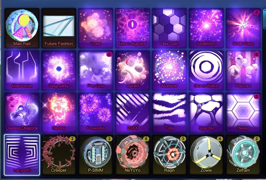 STOCK438 //Fennec, Titanium White Standard Boost, 75 Cars, Painted Paladin, Octane, Hotshot, Breakout, Extensive Wheels