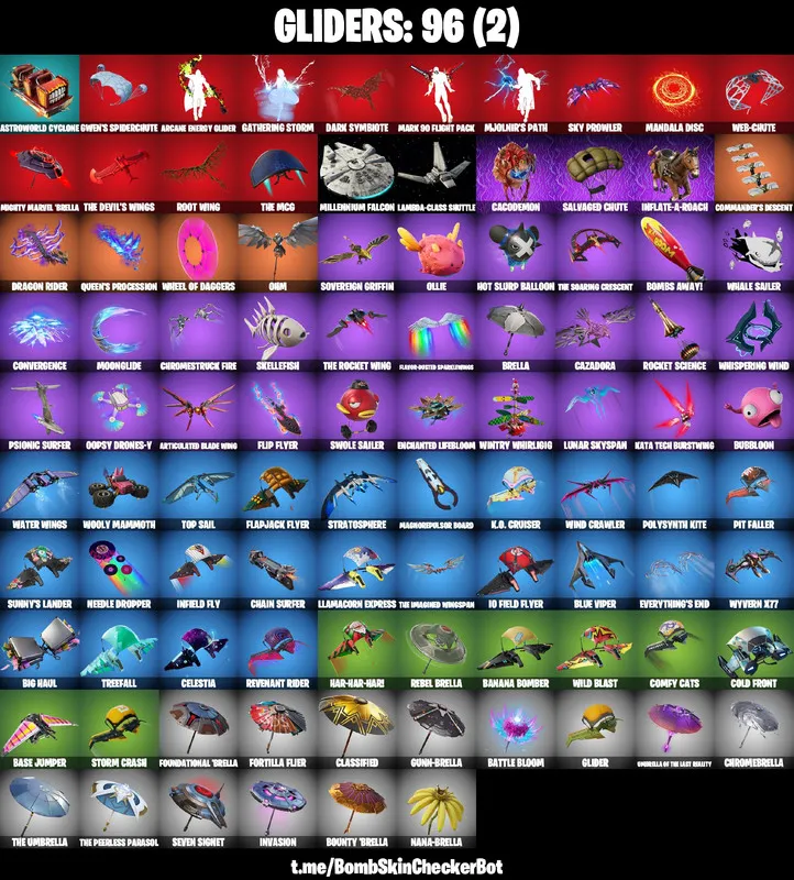 102 Skins |PC/PSN/XBOX| Reaper Axe + Skull Trooper | Ghoul Trooper | FNCS Champion Seeker | Daredevil | Kakashi Hatake |Spider Gwen| FULL EMAIL ACCESS