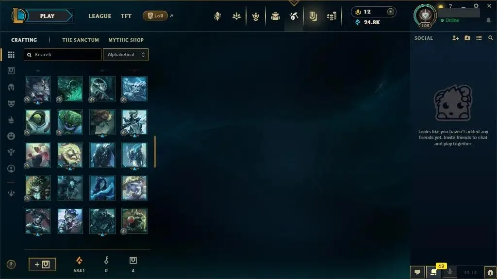 [CHEAPEST]👑 NA ⭐Handmade ♟️ Champs: 138 ⚡ 21 Skins ⭐ LV: 105 💰 BE: 24820 ♾️ Lifetime Ownership 📧 Full Email Access 👑 High Quality Riot Account #0495