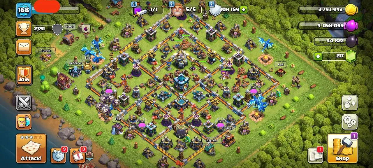 DONATION TH13 | 5000 ATB |MANY MAGIC ITEMS | GUD DEFENCES | HEORES 50-57-40-31-6 | INSTANT DELIVERY