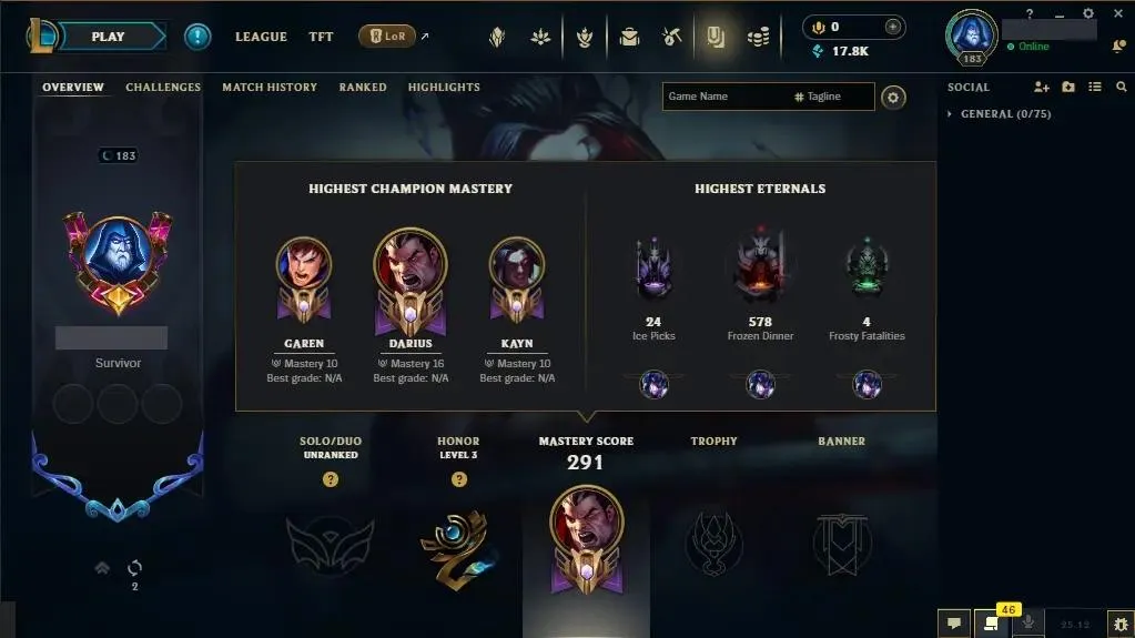 【EUW】✅ Stacked account 🧙‍♂️ 94 Champs 🤩 Skins 14 🎖️ Level 183 | 💠 17882 BE | Original Ownership Transfer | 🔐 Full Access | ⚡ Instant Delivery #0478