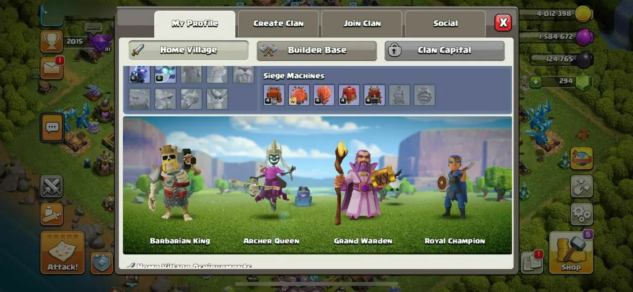 TH14 3 HERO MAX⚡️6B⚡️HERO-79-80-55-30⚡️300 GEMS⚡️OP PROFILE⚡️HIGH DEFENCE⚡️NC-500⚡️MAGIC ITEMS OP⚡️BH OP⚡️XP-179⚡️CHEAP⚡️