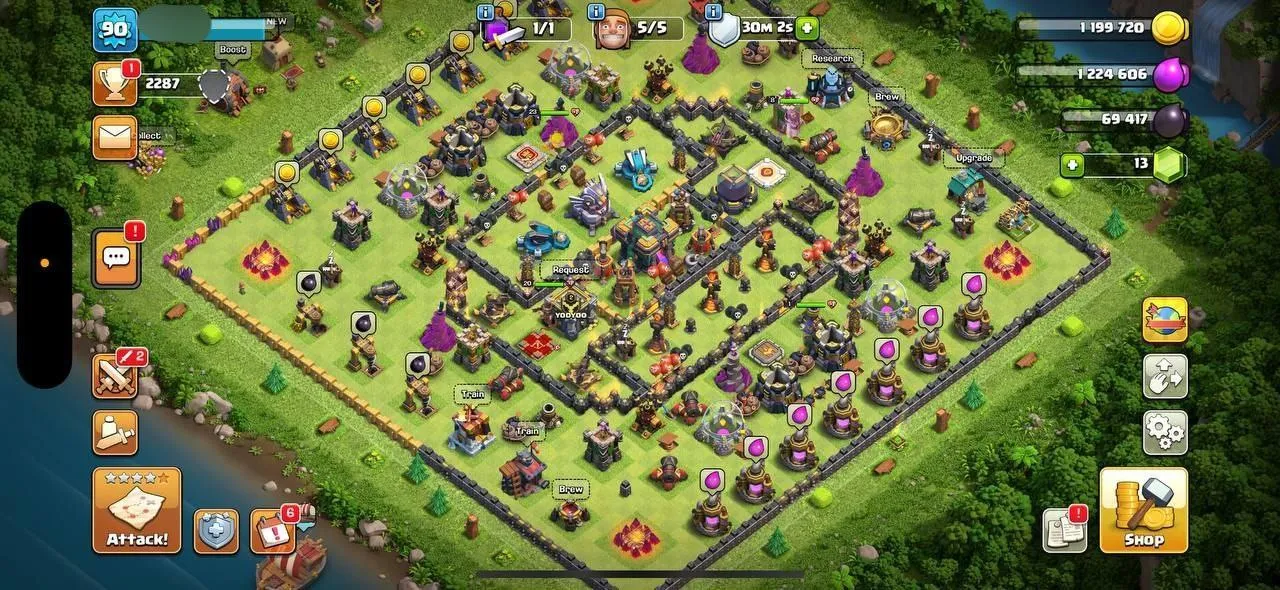 TH14 BLACK WALLS⚡️XP-90⚡️HERO-23-20-8-1⚡️NC-FREE⚡️CHEAP⚡️