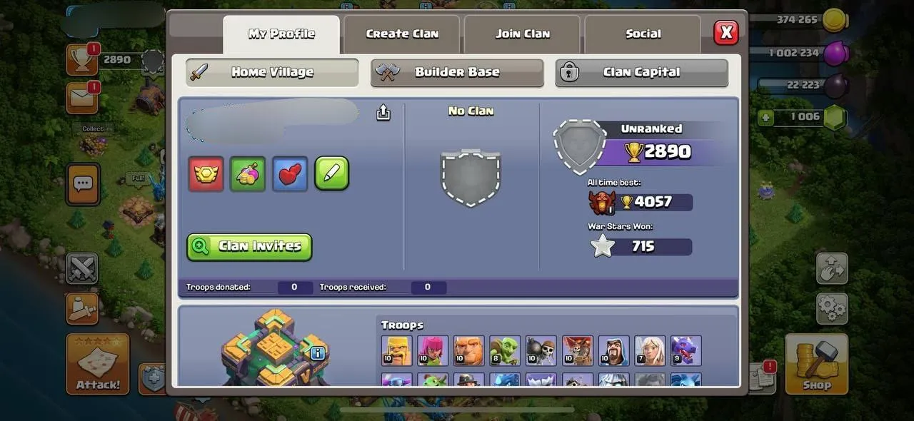 TH14 WARDEN MAX⚡️6B⚡️1000 GEMS⚡️HERO-64-75-55-25⚡️OP PROFILE⚡️OP DEFENCE⚡️XP-185⚡️NC-AVAILABLE⚡️777 MEDALS⚡️MAGIC ITEMS OP⚡️BH OP⚡️CHEAP⚡️HOT DEAL ⚡️