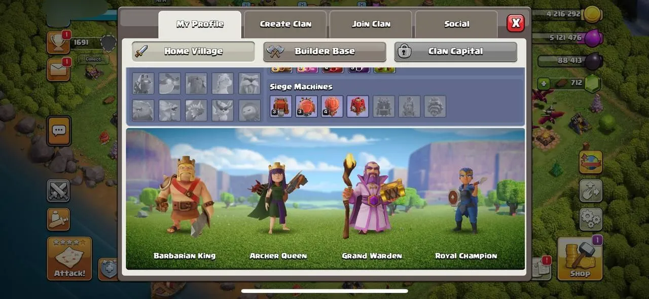 TH13 BLUE WALLS⚡️710 GEMS⚡️HERO-43-54-24-8⚡️OP PROFILE⚡️OP DEFENCE⚡️XP-129⚡️MAGIC ITEMS OP⚡️CHEAP⚡️HOT DEAL⚡️