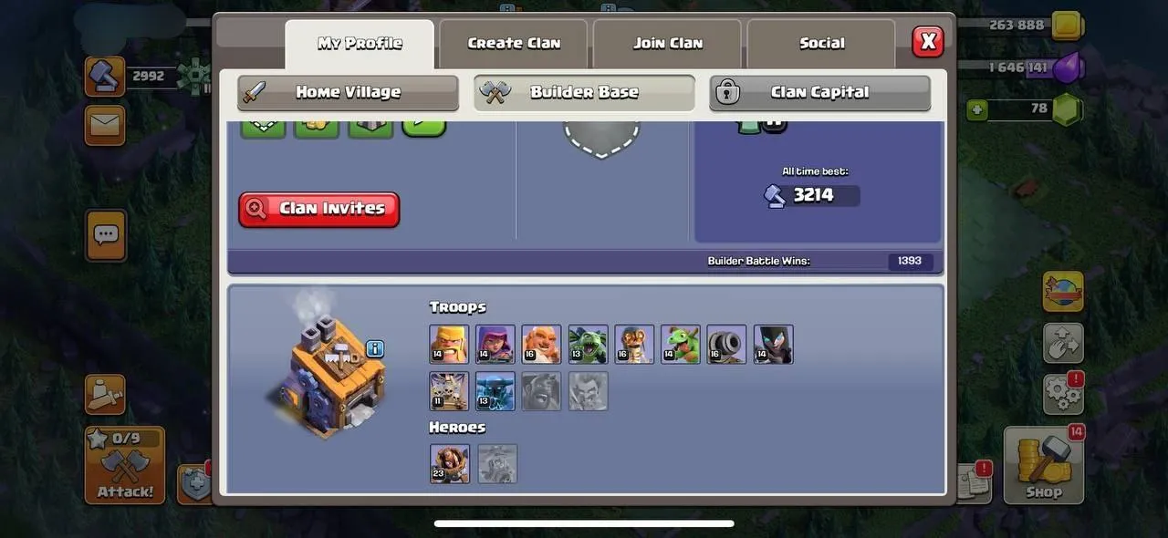 TH13 BLUE WALLS⚡️XP-178⚡️HERO-54-62-26-7⚡️OP PROFILE⚡️OP DEFENCE⚡️OP SKINS⚡️170 MEDALS⚡️BH OP⚡️CHEAP⚡️HOT DEAL⚡️