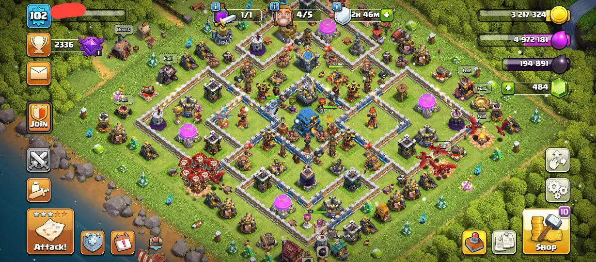 DECENT TH12 | EQUIPMENT SB-16 MM-15 LP-7 FB-15 | 4804 STACKED RAID MEDALS AND 404 CWL MEDALS | HEROES 36-44-20-14 | INSTANT DELIVERY