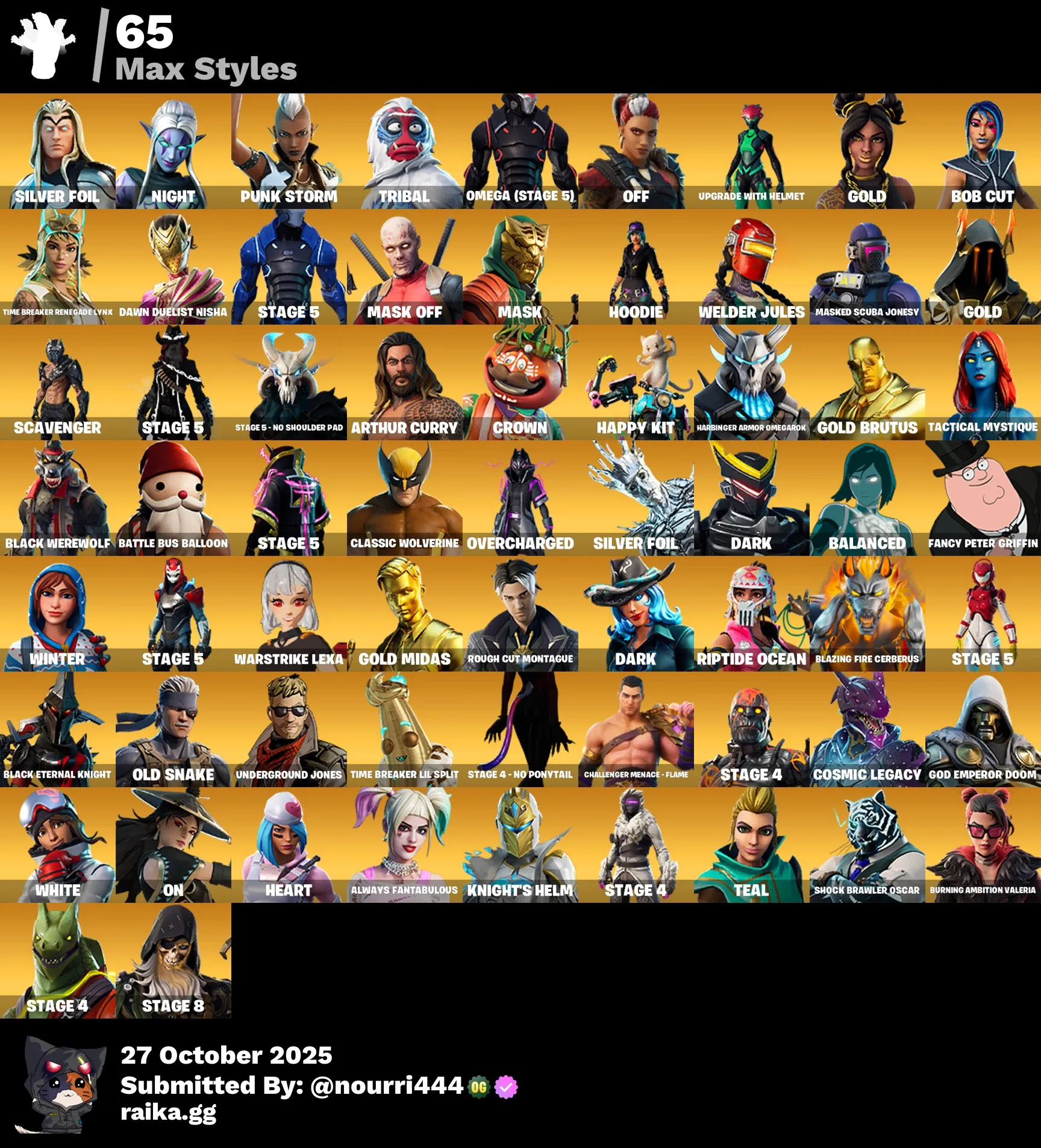 [PC,XBOX] 272 skins | Black Knight | Sparkle Specialist | The Reaper | Blue Squire | Royale Knight | Elite Agent | Blue Team Leader | Omega (stage 5) | 100 VB