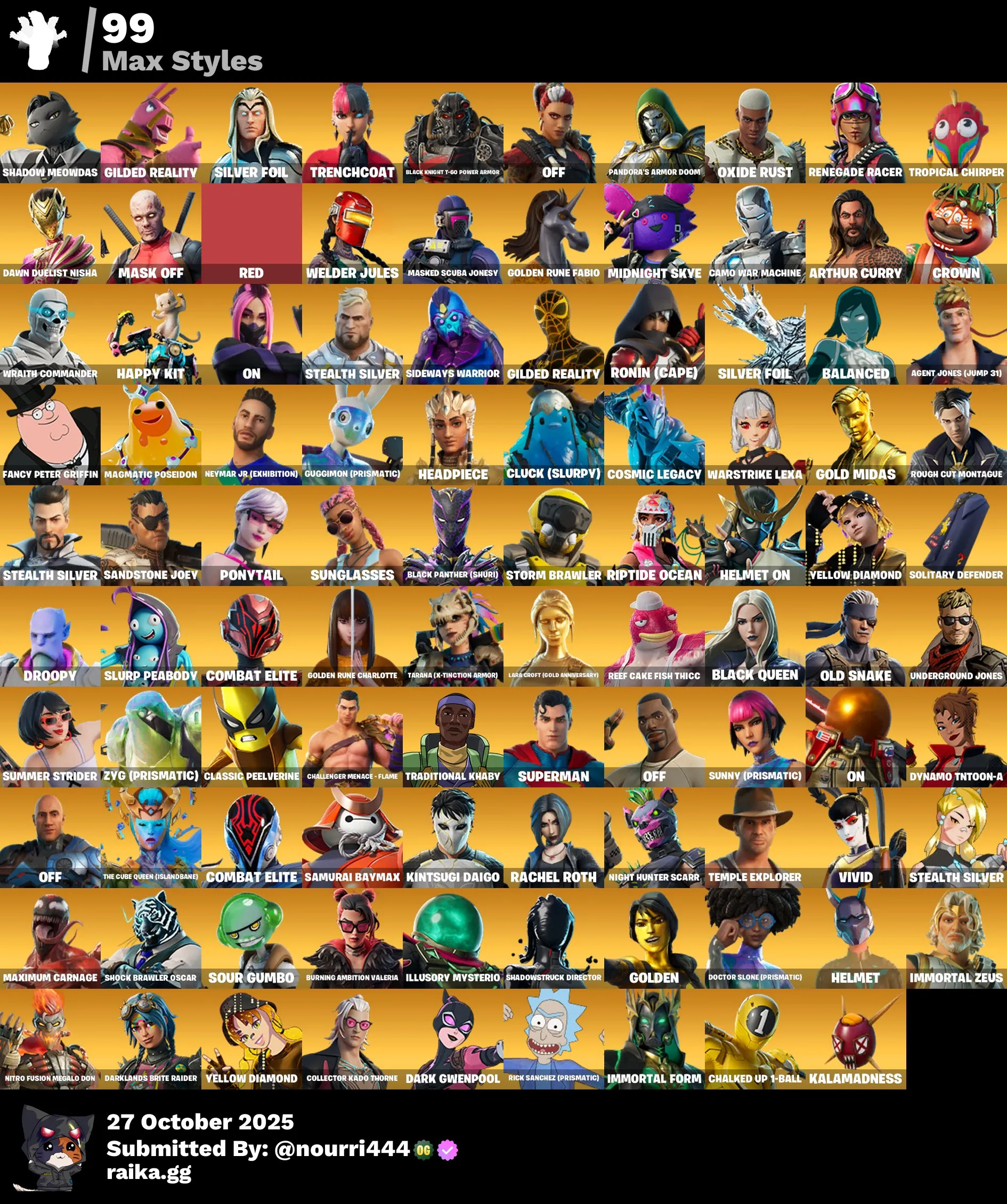 [PC,XBOX,PSN] 233 skins | Blue Team Leader | Gold Midas | Rogue Agent | Point Patroller | Subzero Cryptic | Sultura | Carbon Commando | Cloud Striker | Fixer | 300 VB