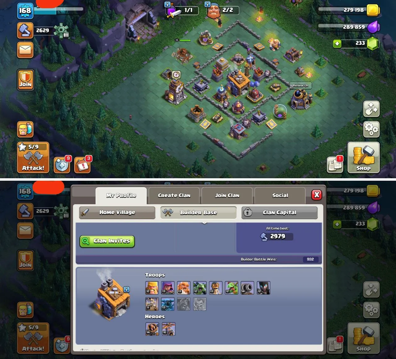 DONATION TH13 | 5000 ATB |MANY MAGIC ITEMS | GUD DEFENCES | HEORES 50-57-40-31-6 | INSTANT DELIVERY