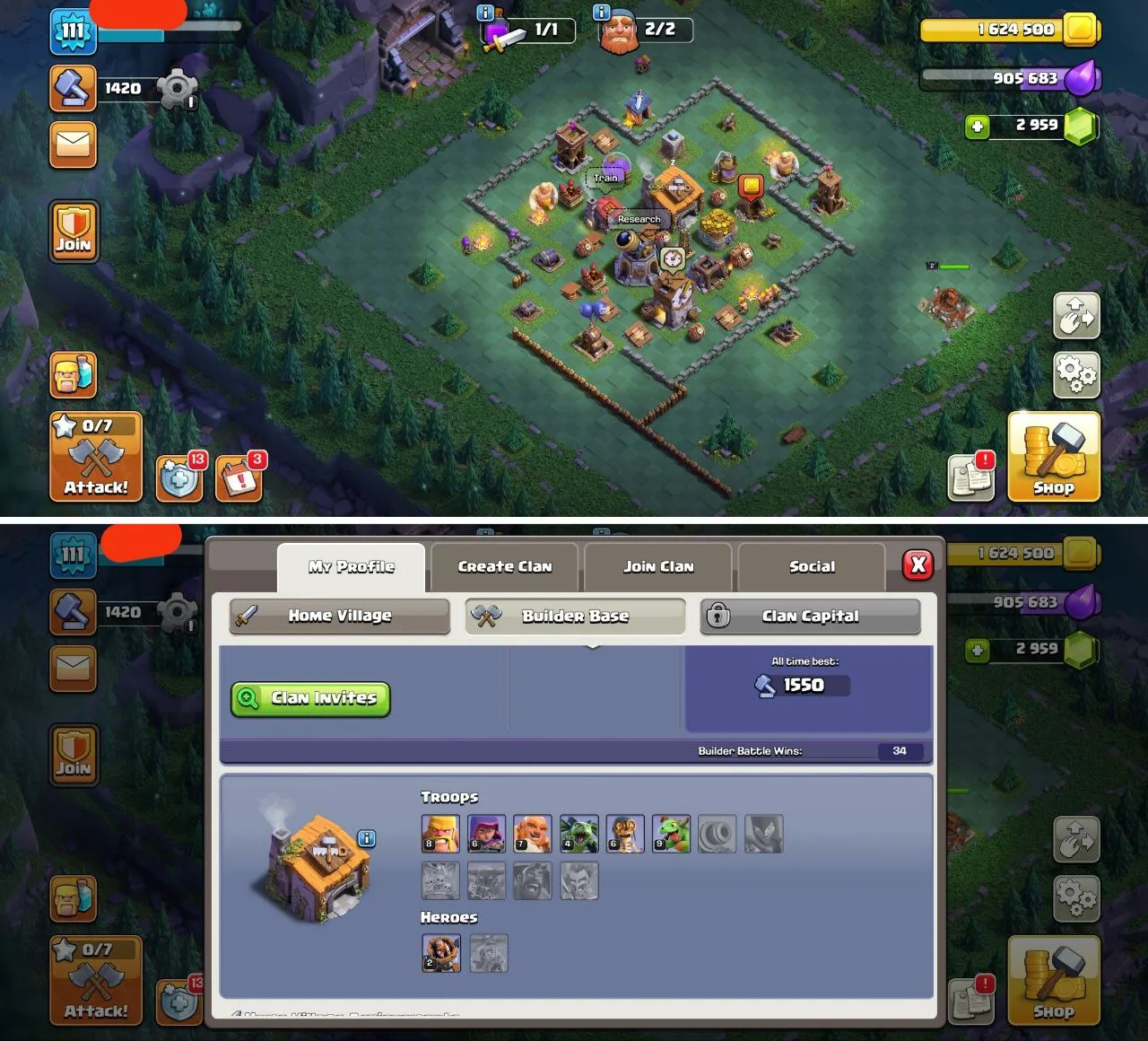 DONATION TH13 |GOOD DEFENCES | RENAME |MAGIC ITEMS STACKED |470 CWL MEDALS | HEORES 44-51-40-17-02| INSTANT DELIVERY