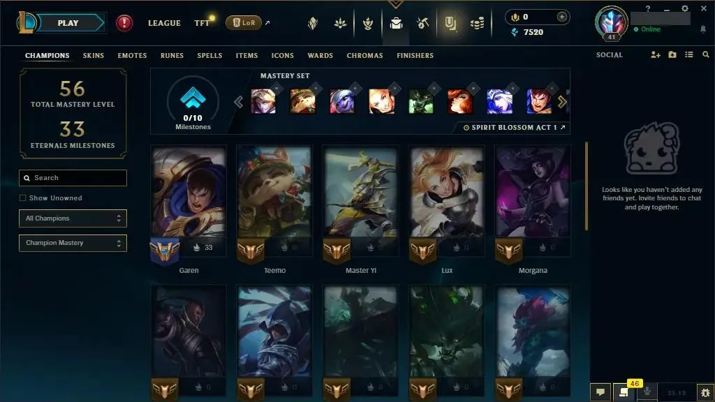 【EU】✅ Unverified 🧙‍♂️ 30 Champs 🎖️ Level 41💠 7520 BE | Original Ownership Transfer | 🔐 Full Access | ⚡ Instant Delivery #0480