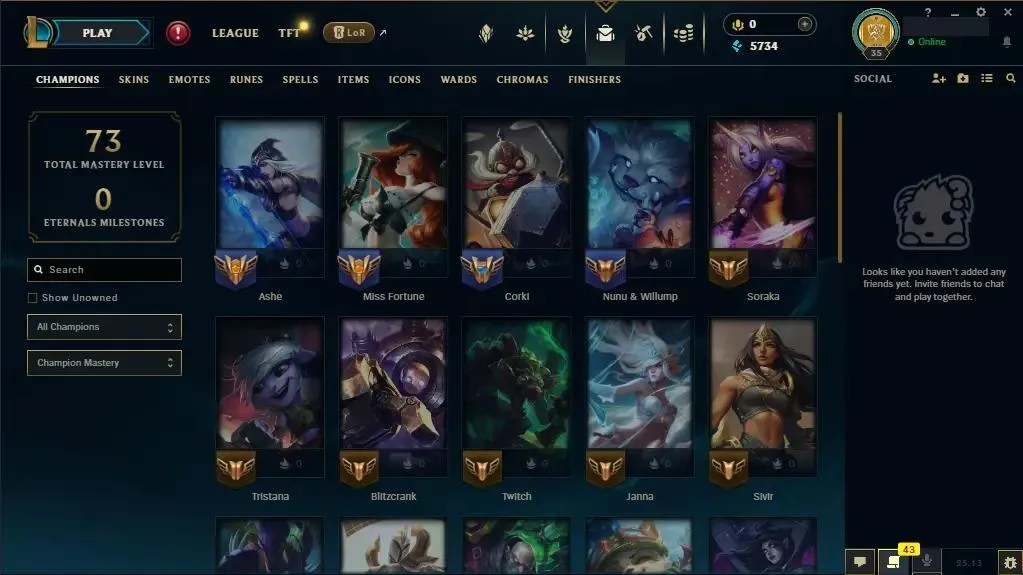 【EU】✅ Unverified 🧙‍♂️ 32 Champs 🎖️ Level 35 💠 5734 BE | Original Ownership Transfer | 🔐 Full Access | ⚡ Instant Delivery #0481