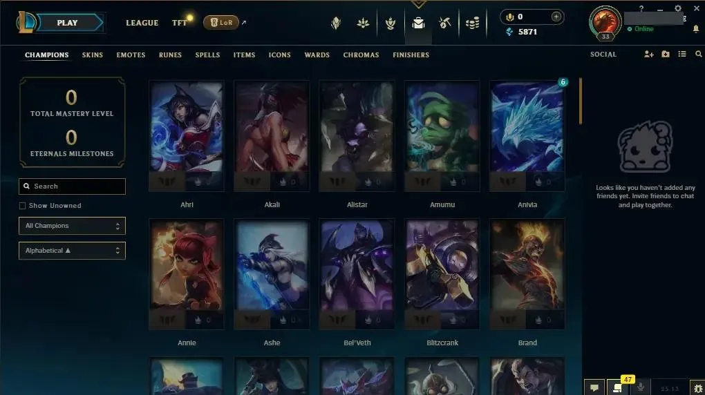 【NA】✅ 75 Champs 🎖️ Level 33 | 💠 5871 BE | Original Ownership Transfer | 🔐 Full Access | ⚡ Instant Delivery #0484