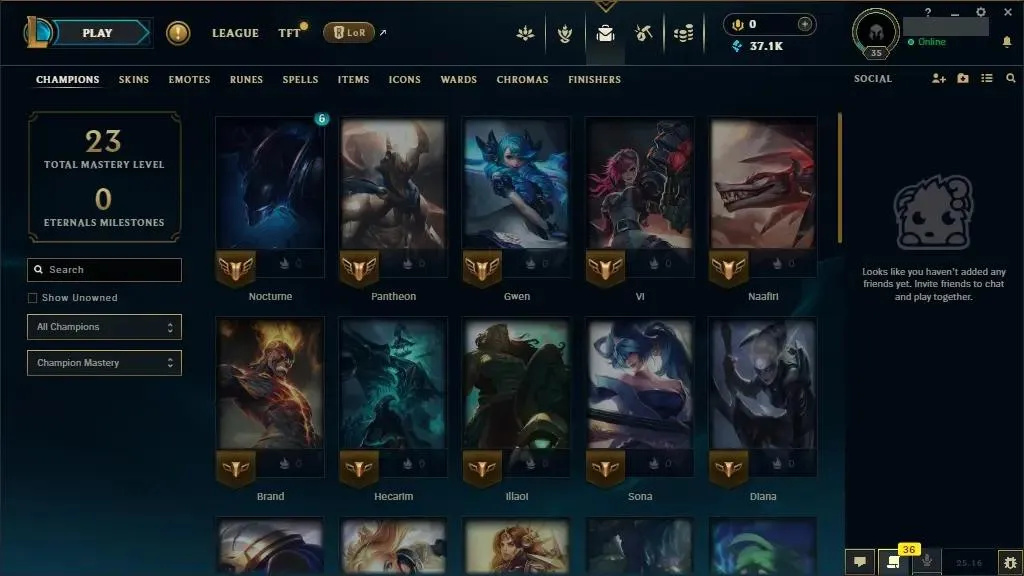 【NA】✅ S15 Silver II ⚡ lv 35 ⭐ 36 Champs 🔵 37150BE ⭐ NA Silver league of legends account for sale #0504
