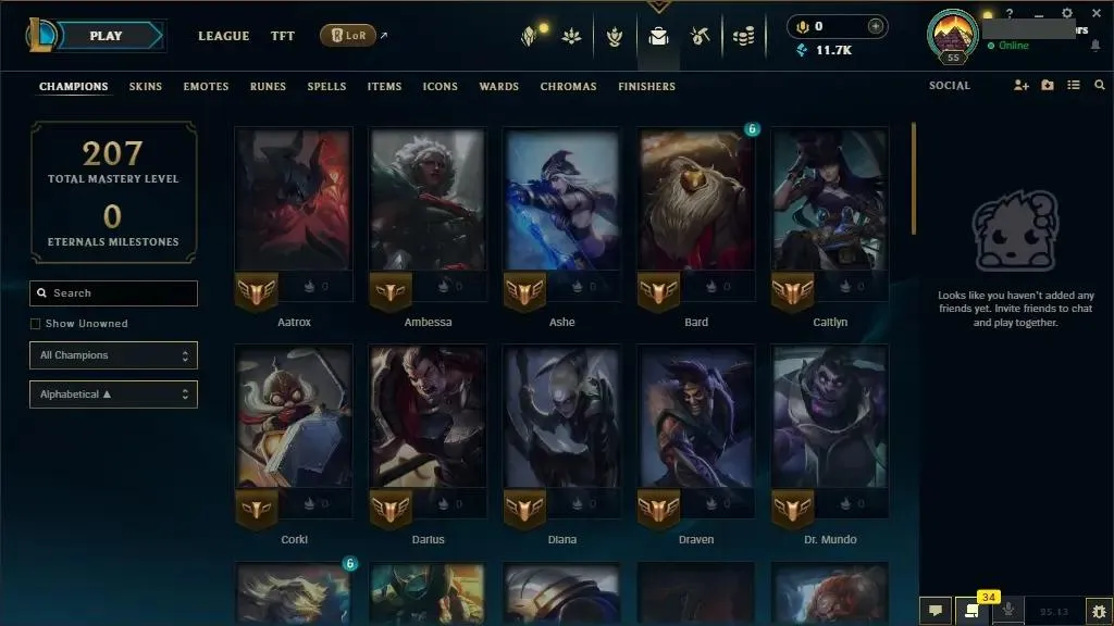 [TRANSFERABLE]👑Arcane Brawler Vi👑 LAN ⭐Handmade ♟️ Champs: 47 ✨ 5 Skins! ⭐ LV: 55 💰 BE: 11756 ♾️ Lifetime Ownership 📧 Full Email Access 👑 High Quality Riot Account #0491