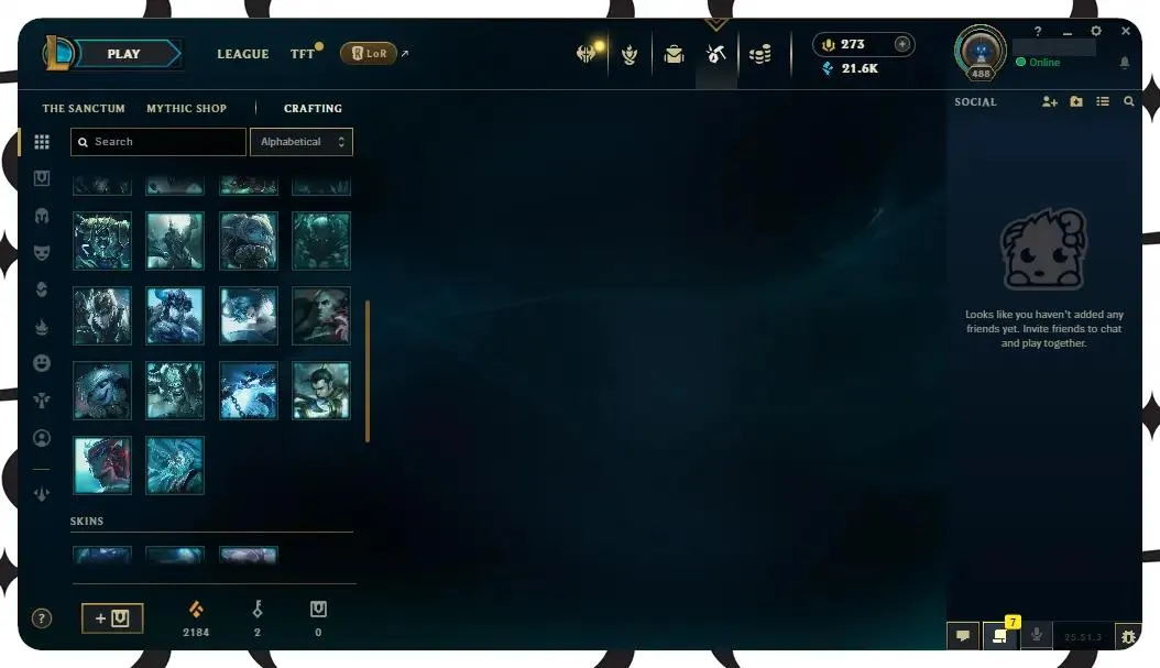 🌍【EUW】🔥 All Champs ✅ | 🎖️ Level 488 | 🎨 233 Skins | 💙 21K BE | 💎 273 RP | 🧙‍♂️ 49 Wards | 🌈 58 Chromas | 🔐 Full Access 🔥
