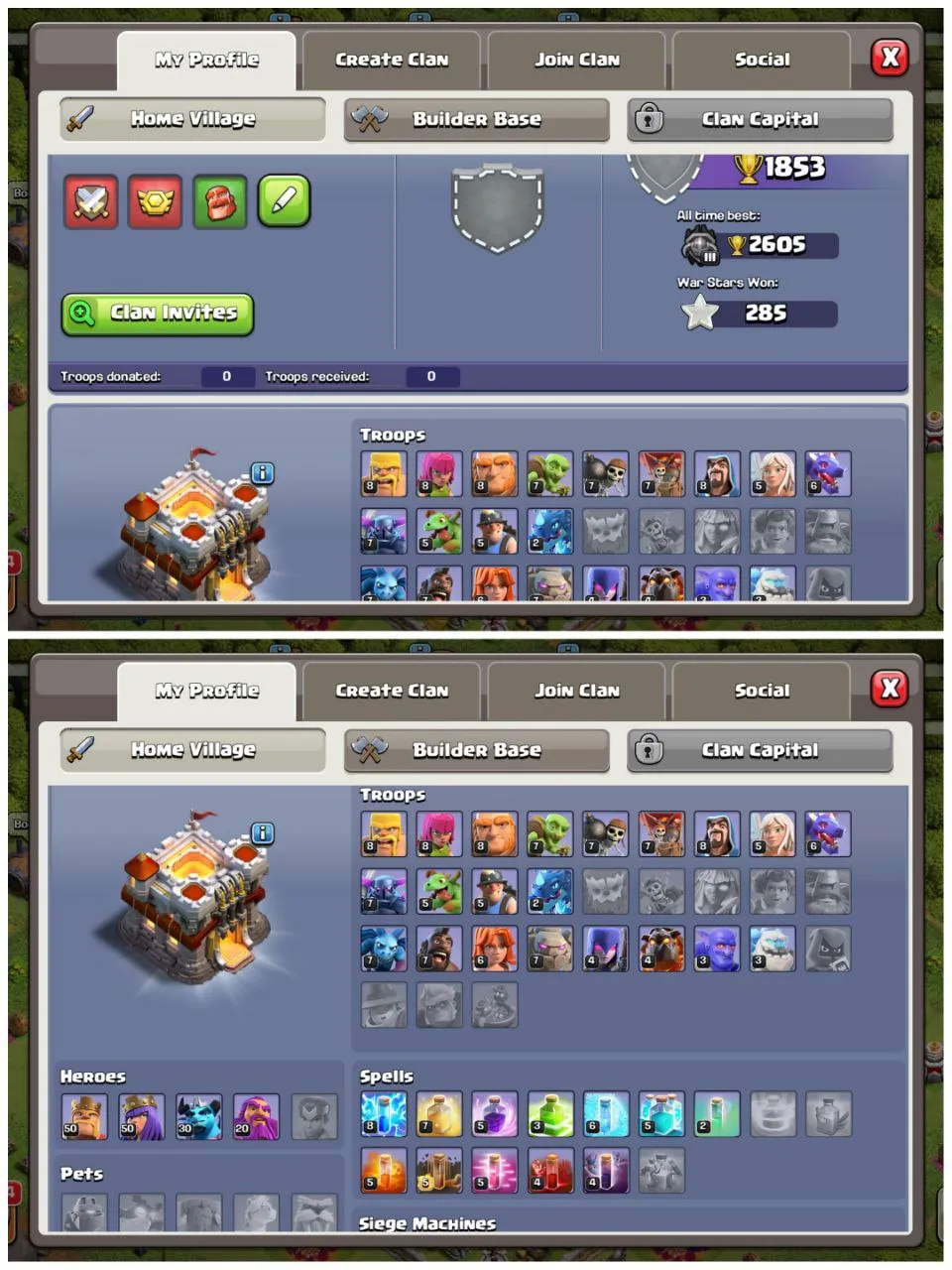 TH -11 MAX | 5000 GEMS | RENAME -500 | FB-10 | MAGIC ITEMS | HEORES 50-50-30-20 | INSTANT DELIVERY