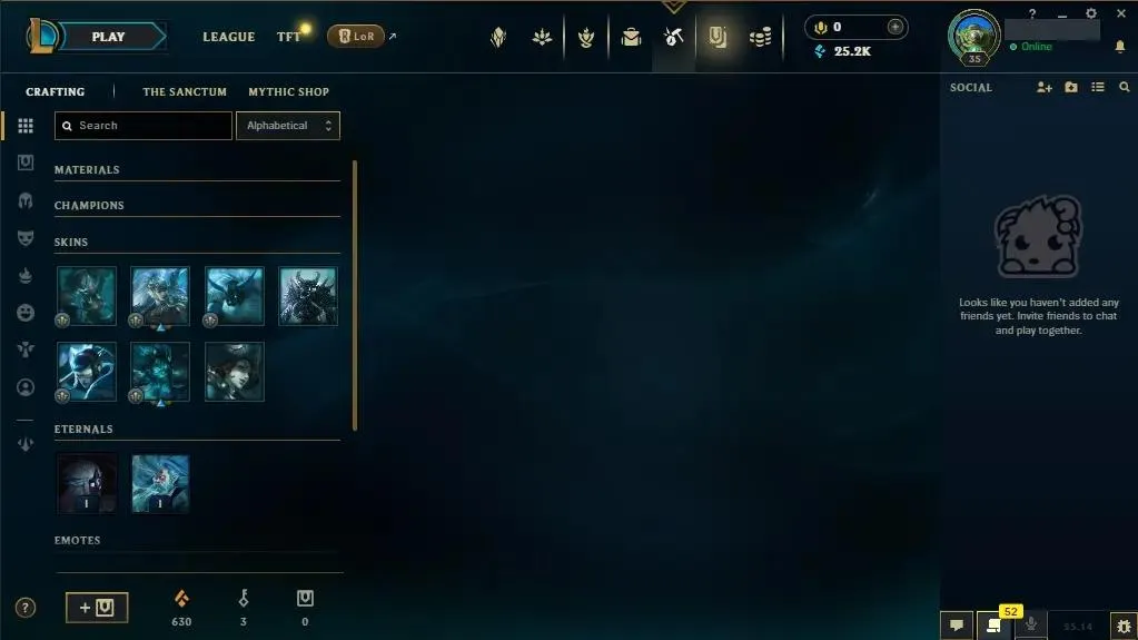 [INSTANT]👑 EUW ⭐Handmade ♟️ Champs: 60 ⭐ LV: 36 💰 BE: 25221 ♾️ Lifetime Ownership 📧 Full Email Access 👑 High Quality Riot Account #0494