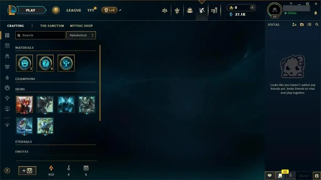 【NA】✅ S15 Silver II ⚡ lv 35 ⭐ 36 Champs 🔵 37150BE ⭐ NA Silver league of legends account for sale #0504