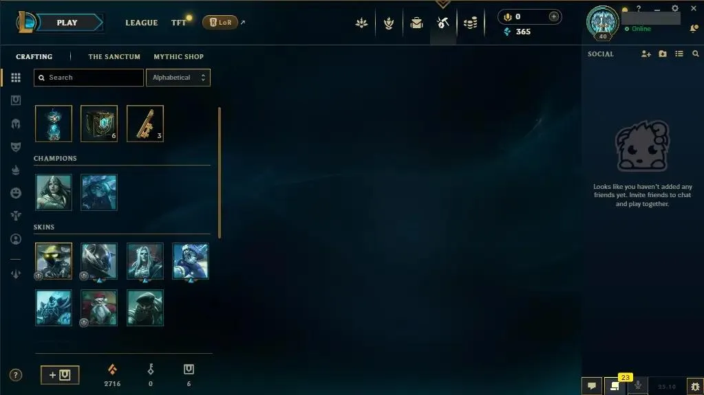 【EUW】✅ S15 Iron IV (50 LP) | lv 40 ⭐ 30 Champs 🔵 365 BE ⭐ EUW	 Iron league of legends account for sale