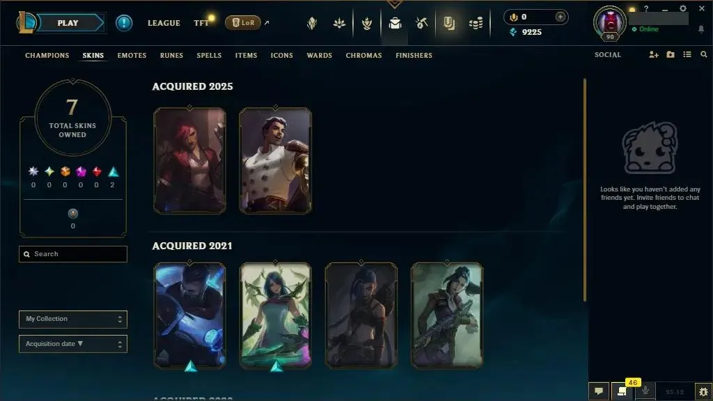 【EUW】✅ First owner | S15 unranked | 🧙‍♂️ 66 Champs | 🎨 9 Skins | 🎖️ Level 90 | 💠 9225 BE | Original Ownership Transfer | 🔐 Full Access | ⚡ Instant Delivery #0475